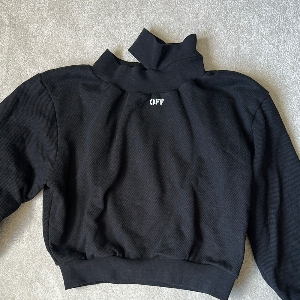 Black Off-White Sweatshirt